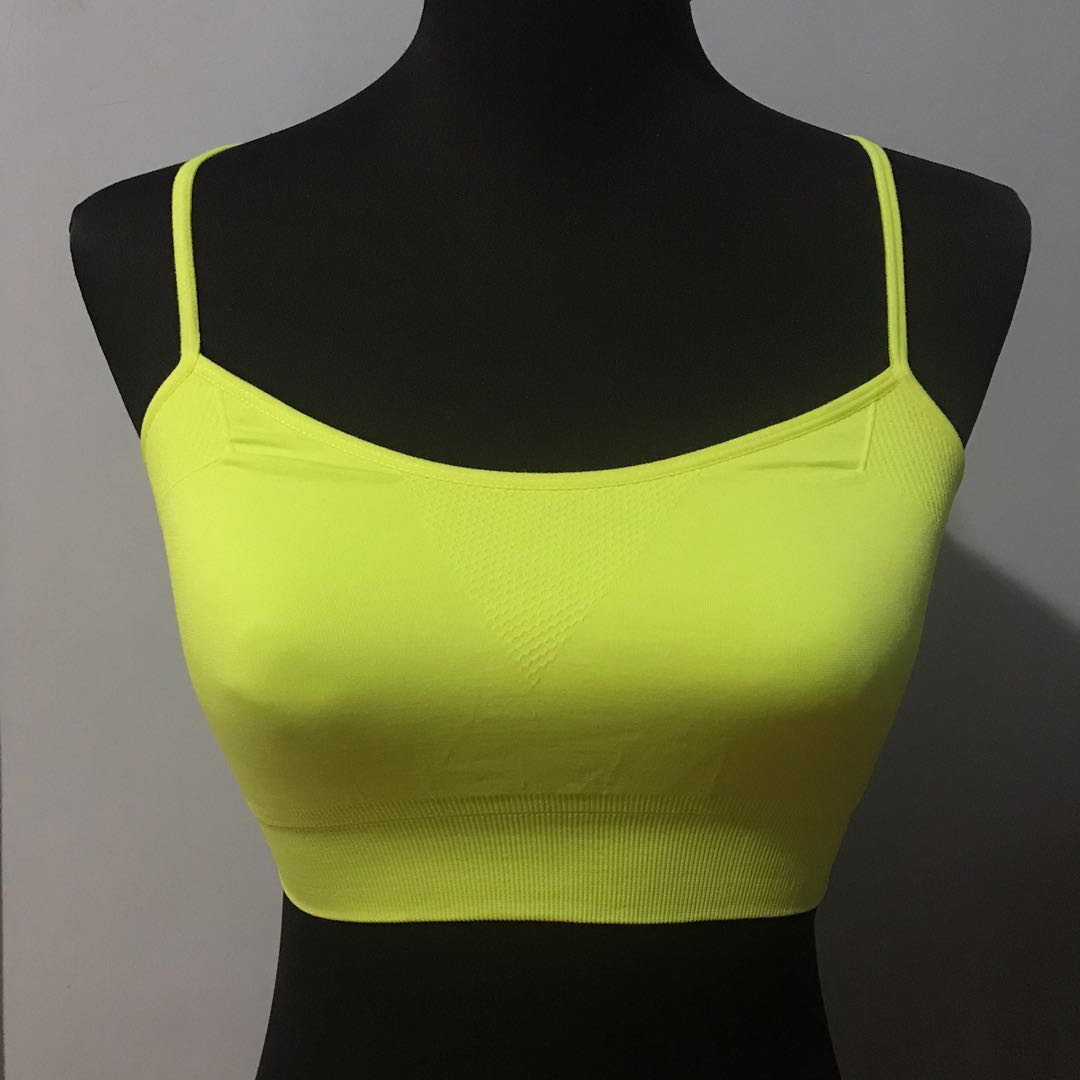 Aeropostale neon green workout top, Women's Fashion, Activewear on