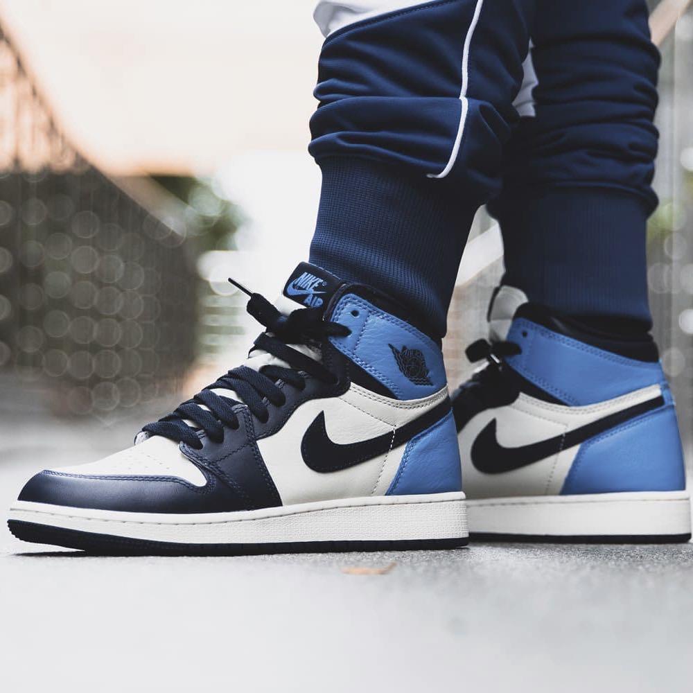 Po Aj1 Retro High Obsidian Unc Men S Fashion Footwear Sneakers On Carousell
