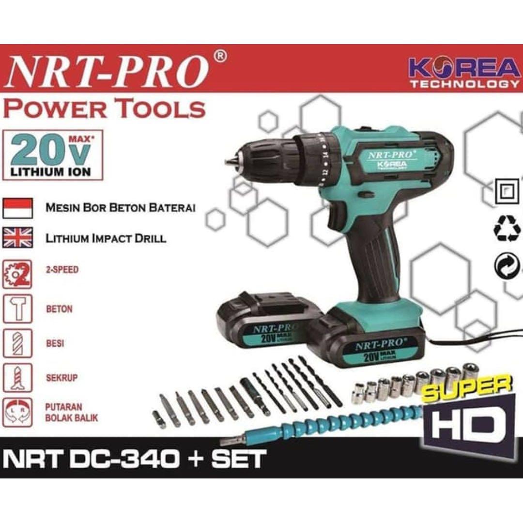Cordless nrt dc340 store set 20v