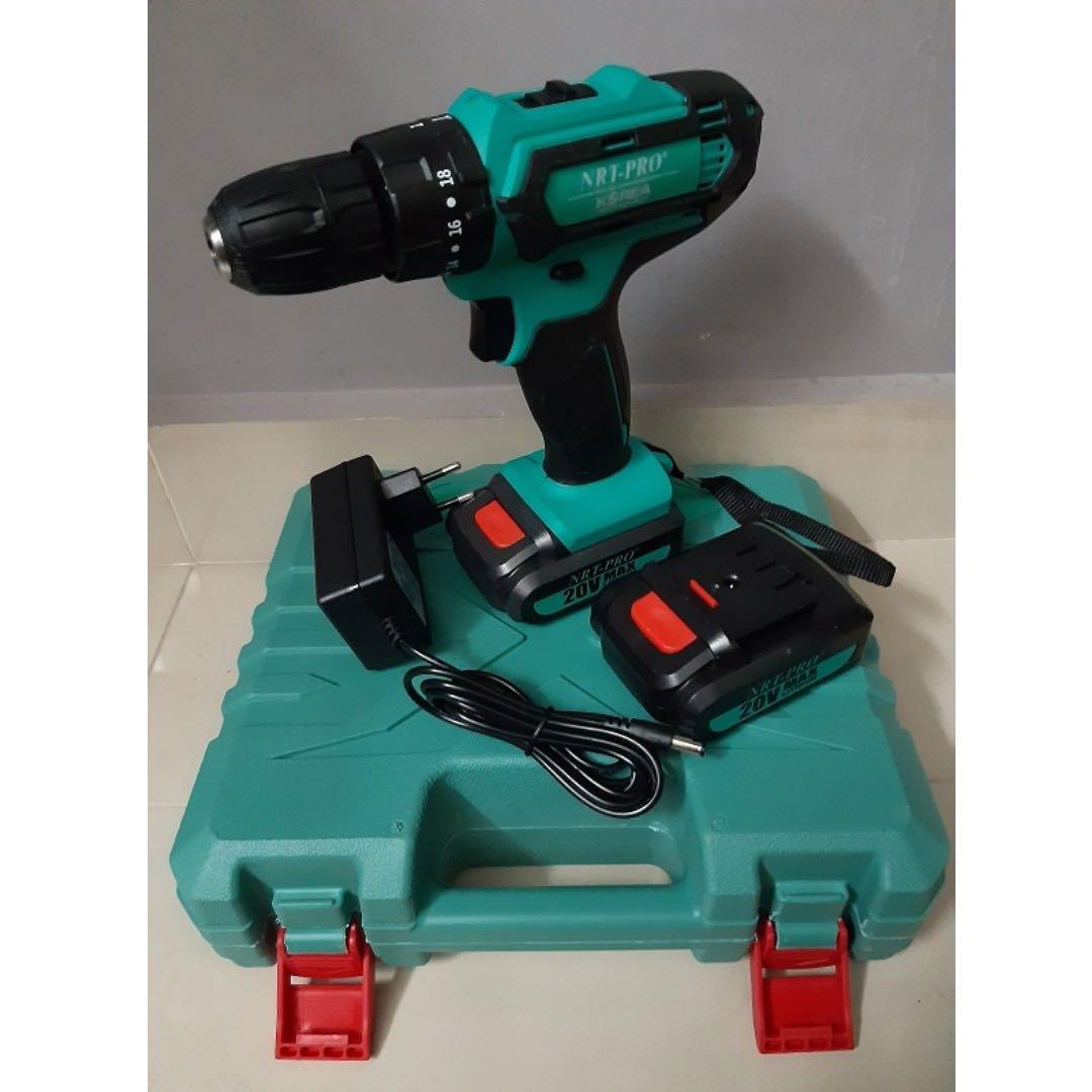 NRT PRO DC 340 Cordless Impact Drill 20V With Accessories Set Everything Else on Carousell