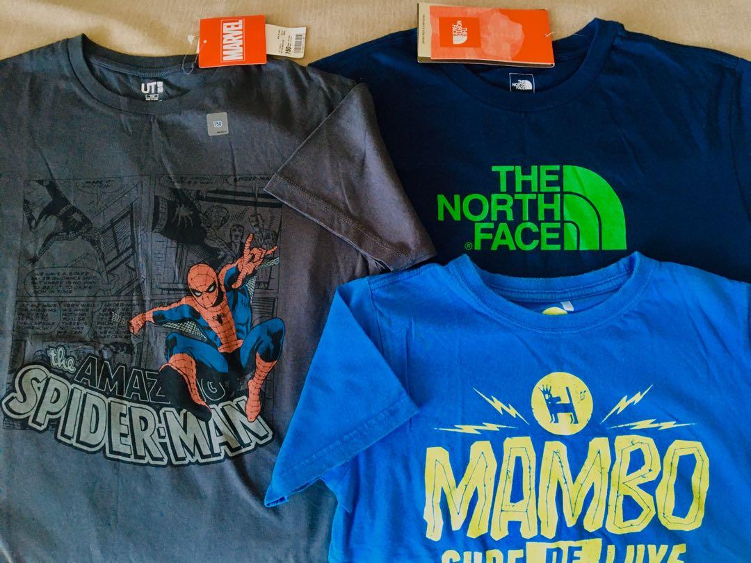 Nwt North Face Boys T Shirt Marvel Spider Man Top Old Navy Gap Mambo Tops 10 12 Babies Kids Boys Apparel 8 To 12 Years On Carousell
