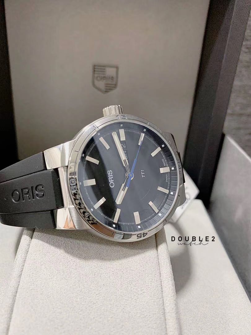 Oris rubber strap watch cheap