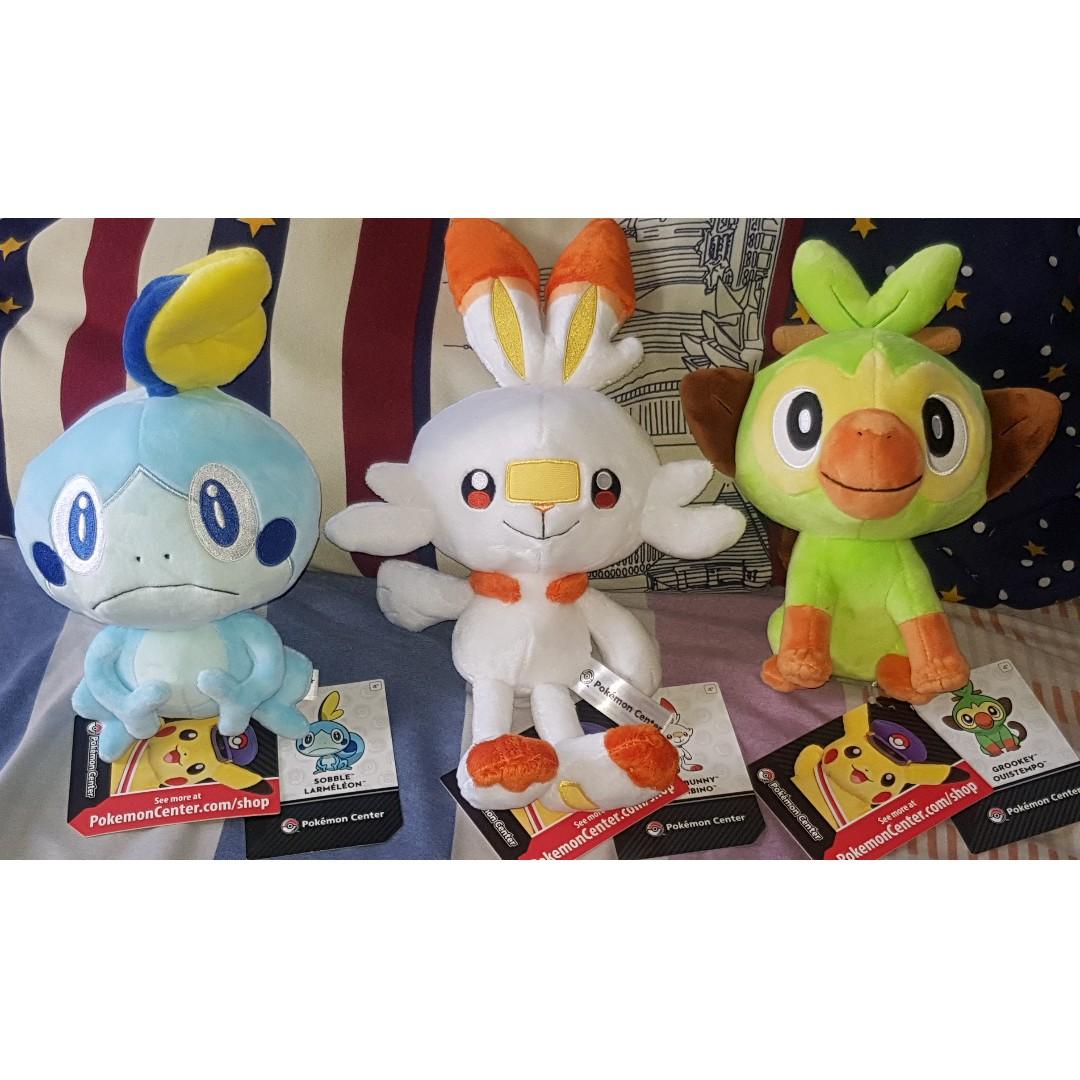 galar starters plush