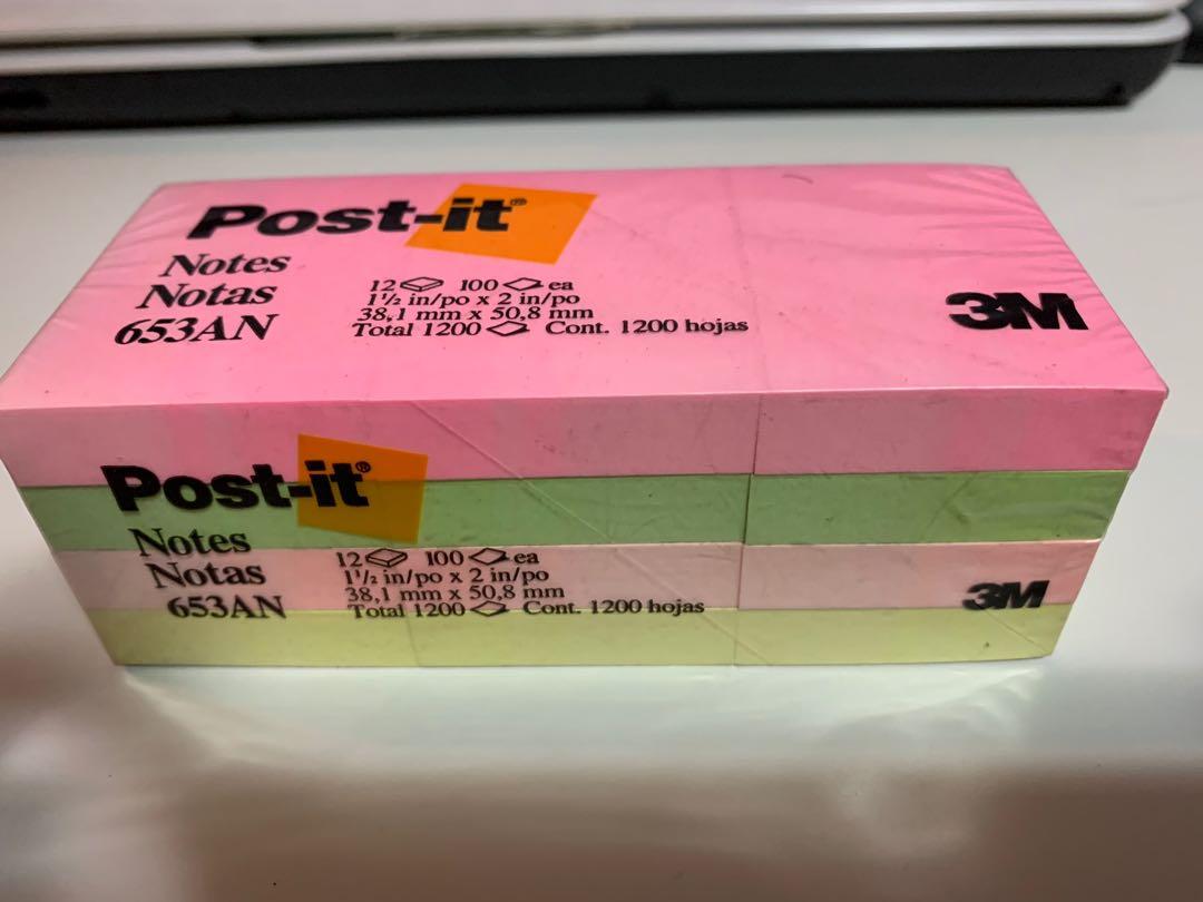 Post-It Notes (Category: Assessment Books) located in Singapore. Submitted by euinnn (Listing ID 268481852, Image 2). Description: Completely new. Total 12 post-it in 1 pack. .
