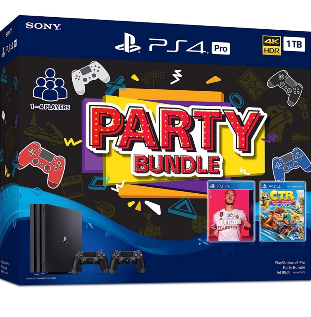 Ps4 Pro 1tb Party Bundle Video Gaming Video Games Playstation On Carousell
