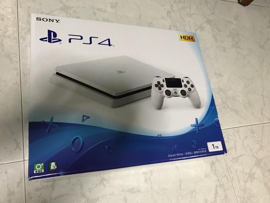 BRAND NEW PS4 Slim 1TB HDR Glacier White Brand new Video Gaming