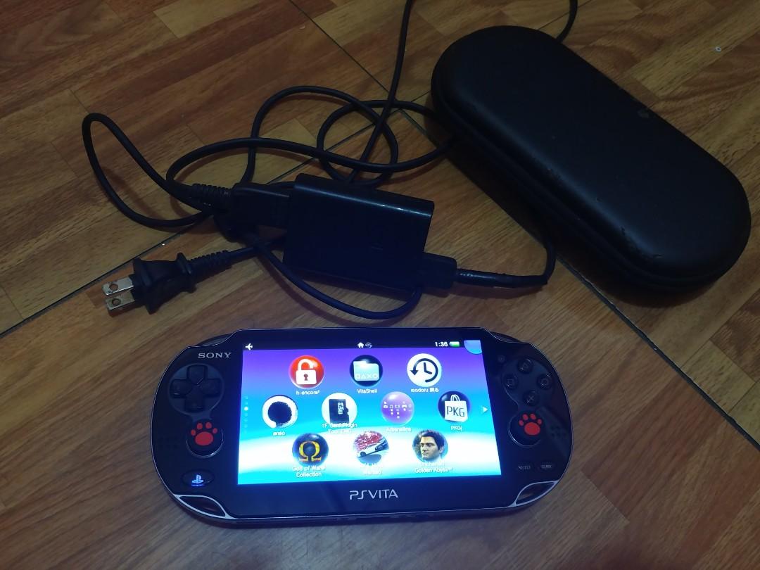 Ps Vita Phat 128gb Henkaku Wifi 3g Model Video Gaming Video Game Consoles Playstation On Carousell