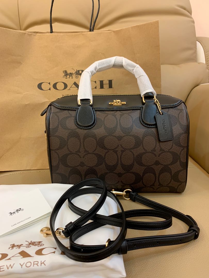 Ready Stock authentic coach mini Bennett crossbody body bag handbag  monogram, Luxury, Bags & Wallets on Carousell