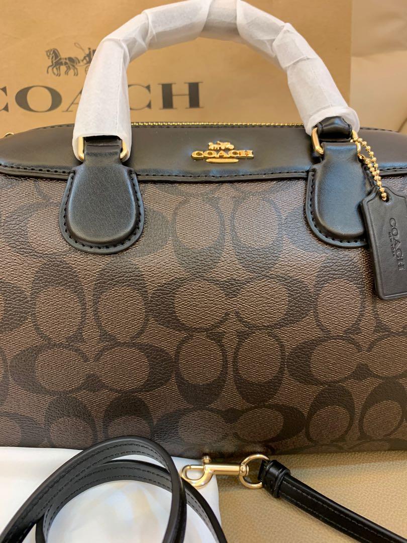 Coach mini bennett mahogany shop