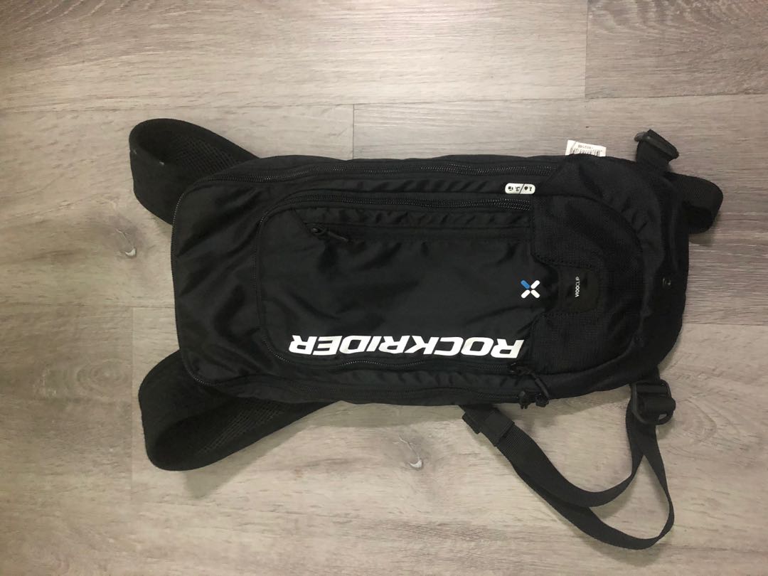 Rockrider backpack with hydration bladder REDUCED Sports Equipment Sports Games Water Sports on Carousell