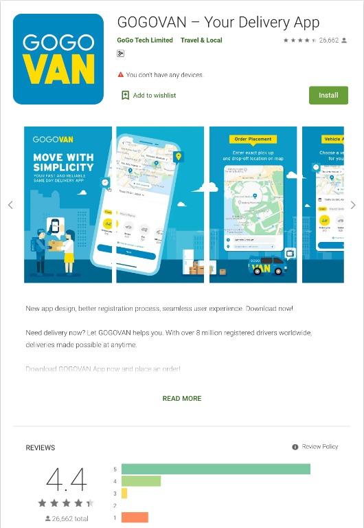 gogovan new user promo code