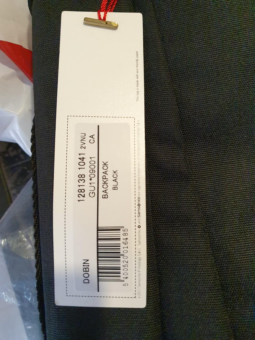 samsonite red dobin backpack