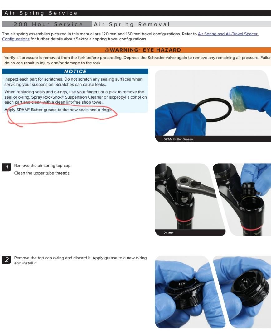 SRAM Butter ( Suspension Fork Grease), Sports Equipment, Bicycles