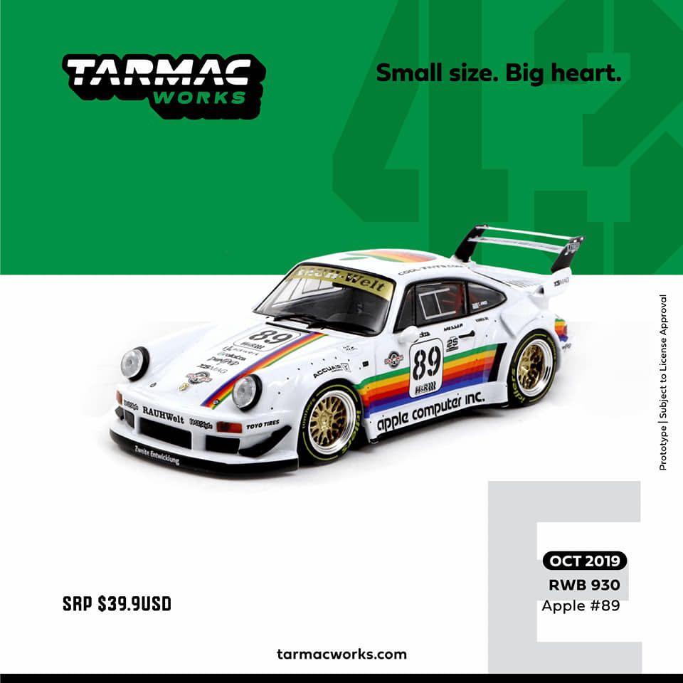 Tarmac Works 1/43 Porsche RWB 930 Apple #89 Limited Edition 1:43