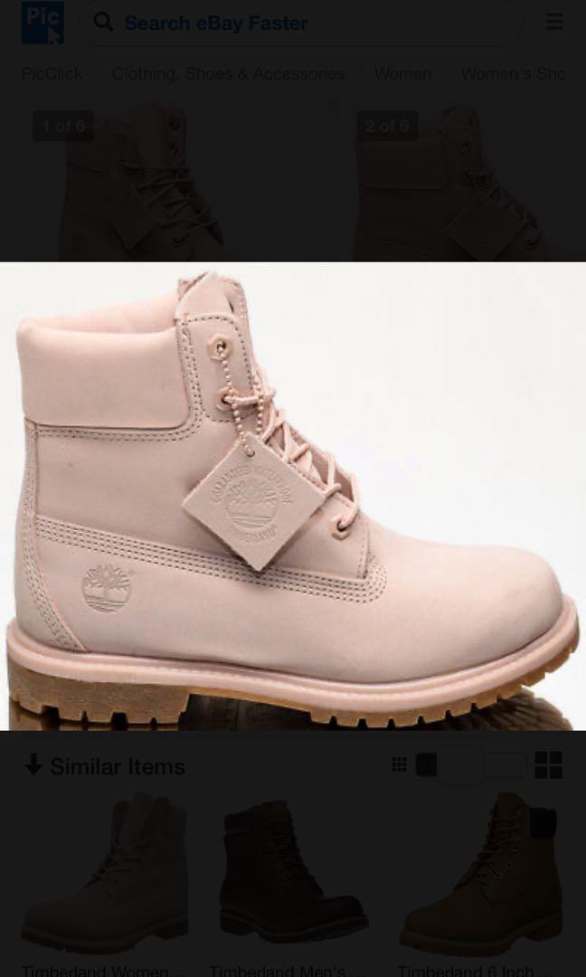 light pink timberlands womens