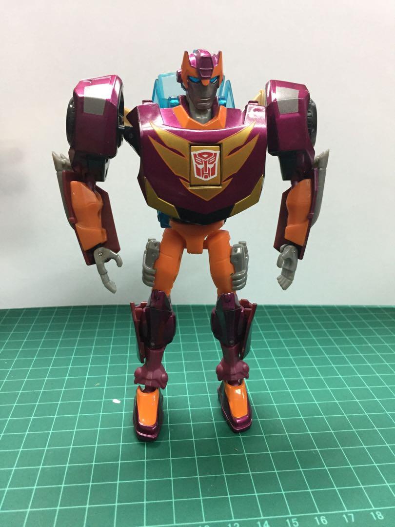 Transformers Animated Rodimus Minor Prime Hot Rod , Hobbies & Toys