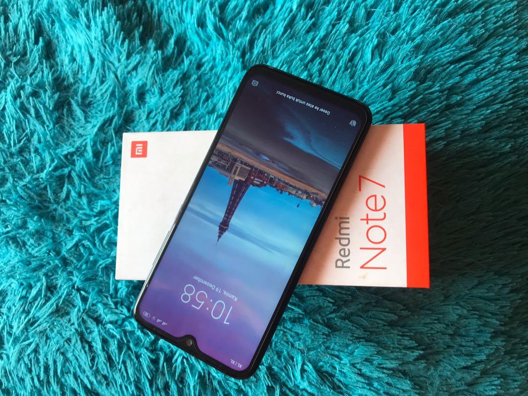 Xiaomi Redmi Note 7 Ram 4 64 Gb Mulus Telepon Seluler Tablet Ponsel Android Xiaomi Di Carousell