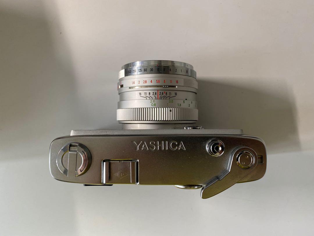 Yashica LYNX-14 45mm f1.4 + α7II本体 Yashica Lynx-14 Chrome 35mm Rangefinder Camera w/ 45mm f1.4