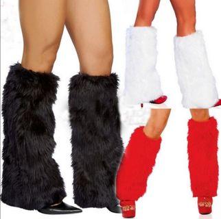 Faux Fur Leg Warmers Boots Cover
