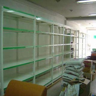 shelves metal racks steel