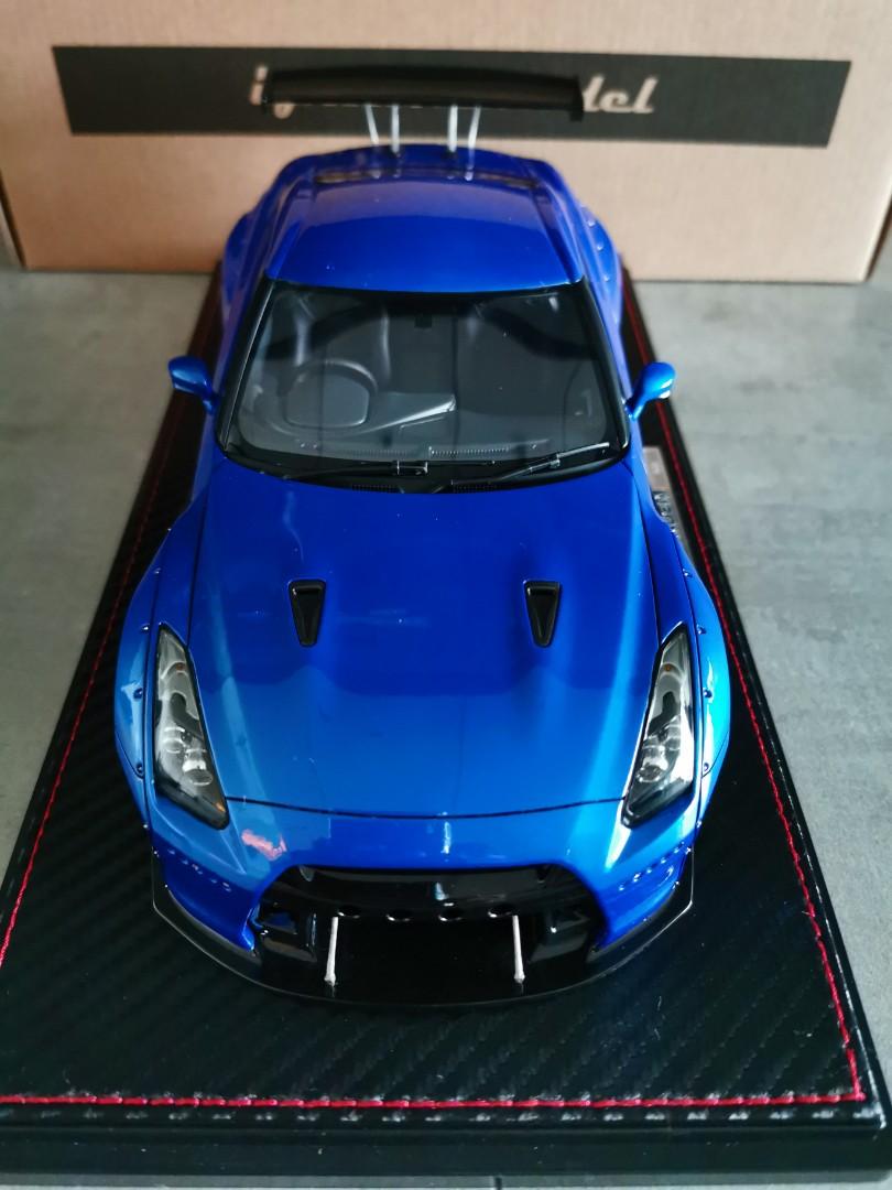 1/18 Ignition Model Pandem Nissan GT-R R35 (Blue Metallic) #1001 ...