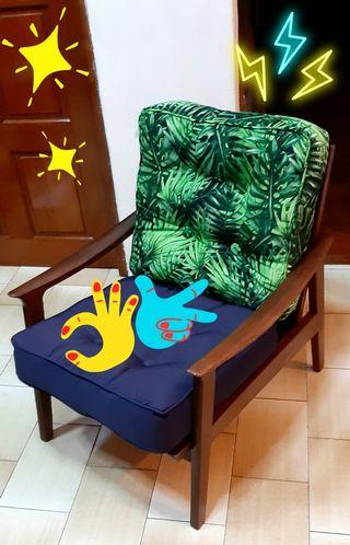 Armchair   Vintage 60's Retro Teak wood