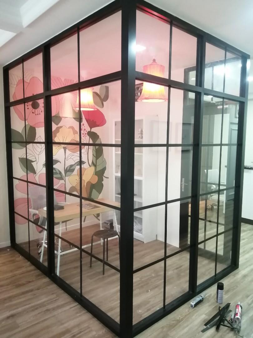 Aluminium And Glass Home Furniture Furniture On Carousell