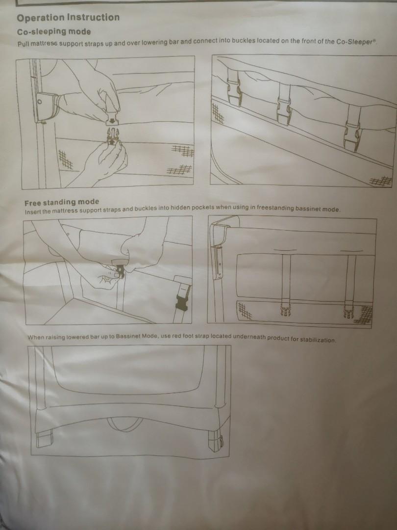 arm's reach 3 in 1 co sleeper instructions