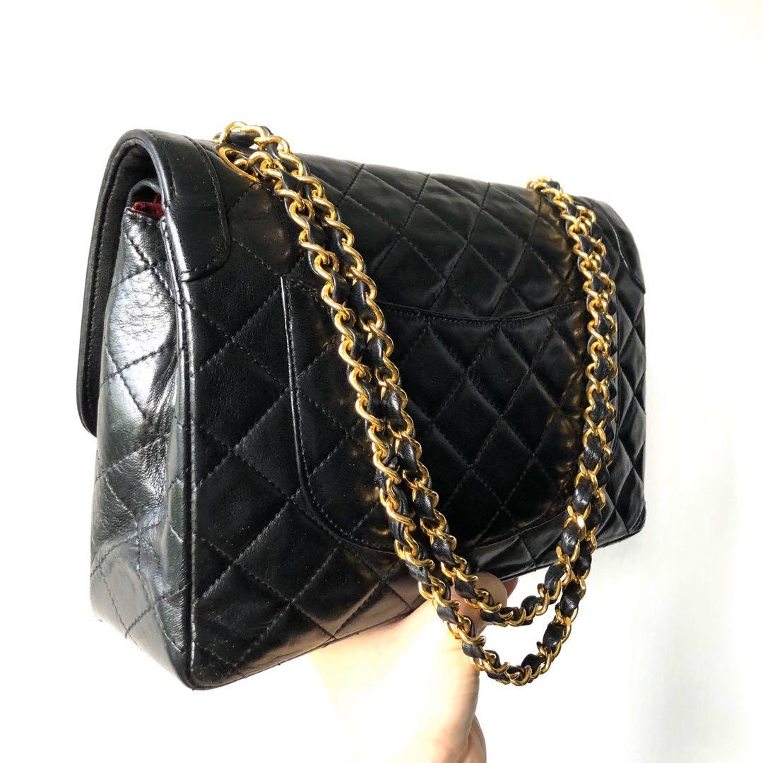 Authentic Chanel LIMITED EDITION 10 Inch Duo tone classic flap Bag w 24k  Gold Hardware, Luxury, Bags & Wallets on Carousell
