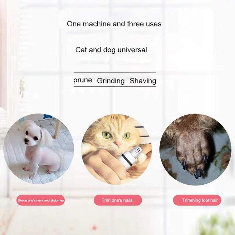 Baorun 3 In 1 Pet Grooming Machine Dog Cat Hair Clipper