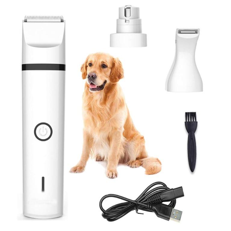 BaoRun 3 in 1 Pet Grooming Machine Dog Cat Hair Clipper Paw Nail