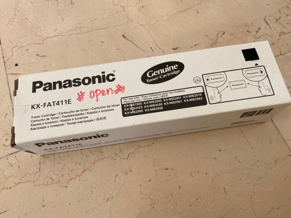 Fat 411A Toner For Use In Panasonic Kx-B1900/Kxb2000/Kxb2010