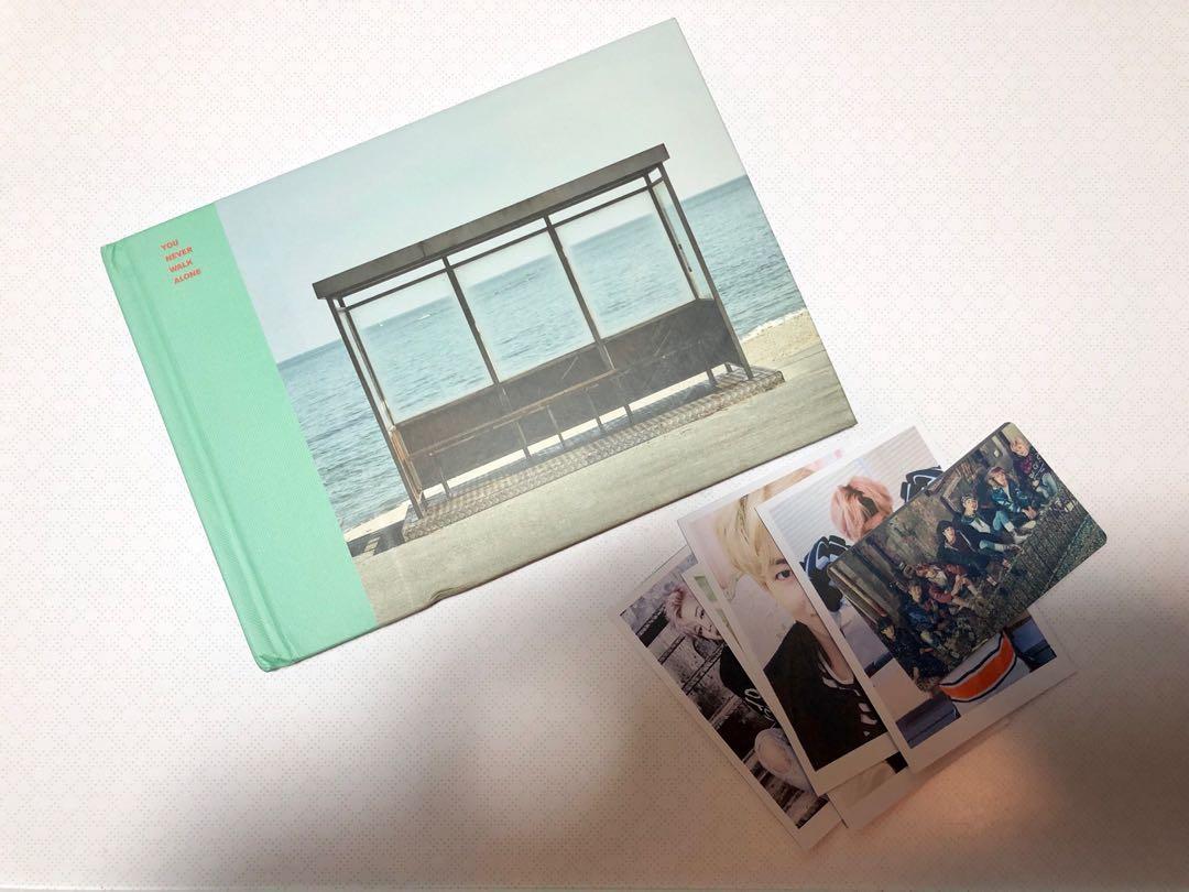 Bts Bangtan Boys You Never Walk Alone Left Ver Cd Photobook Photocard Official Folded Poster 4 Extra Photocard Set Hobbies Toys Collectibles Memorabilia K Wave On Carousell