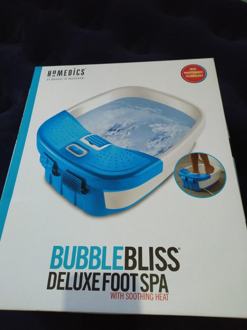 Bubble bliss deluxe foot spa price clearance