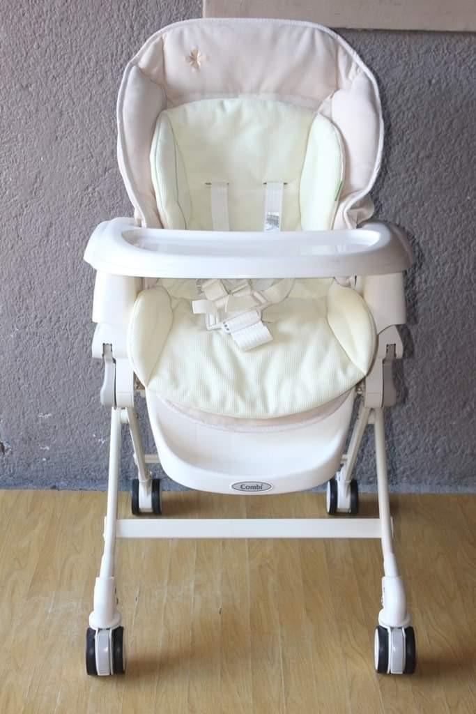 combi auto swing high chair