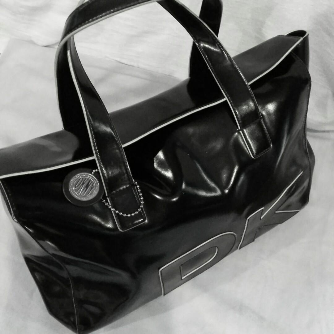 dkny patent leather bag