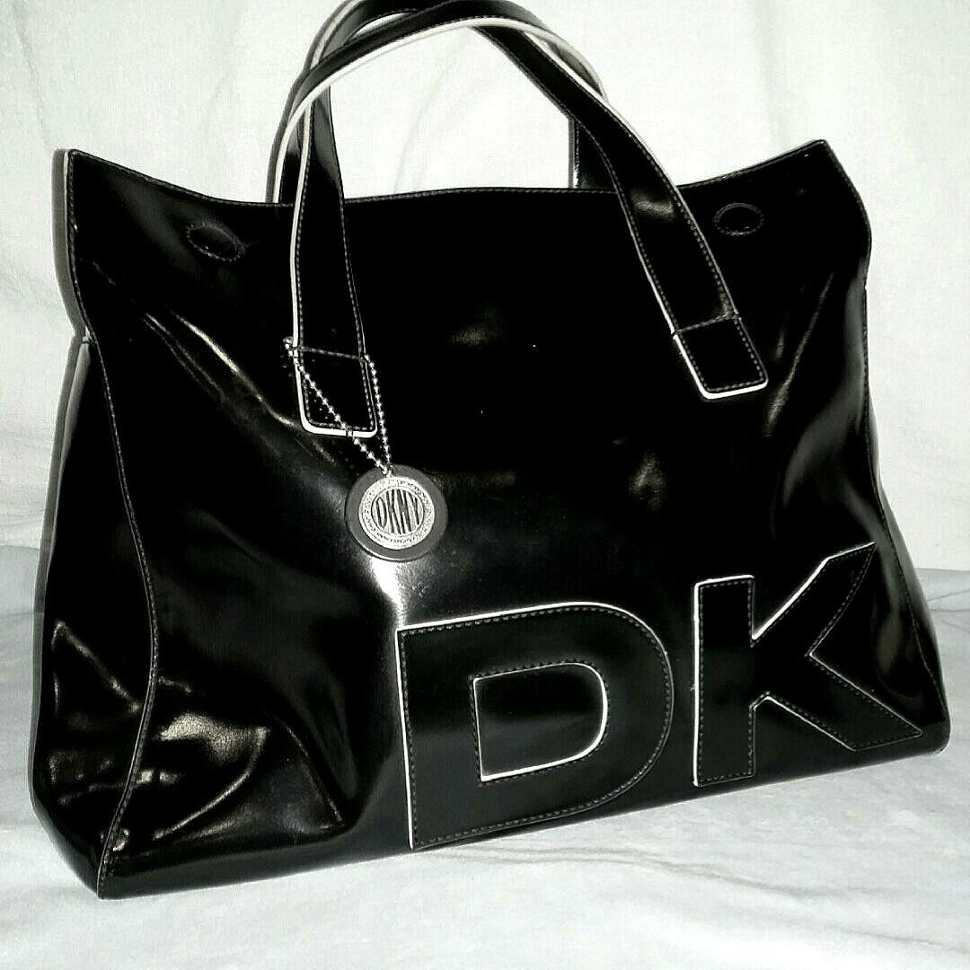 dkny patent leather bag