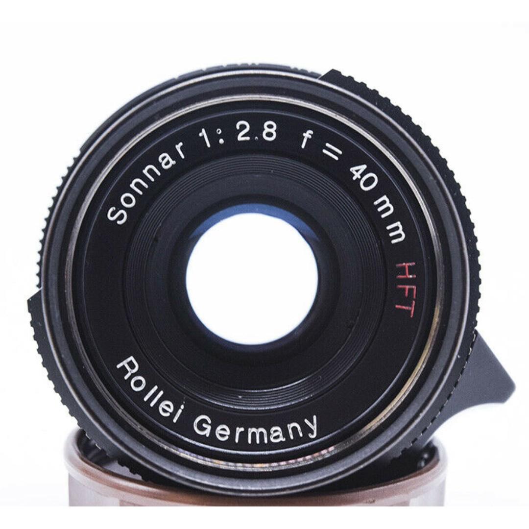 EX+ Rollei SONNAR 40mm f/2.8 HFT L39 L/M Mount Black #HK8439X