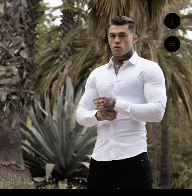 BNWT FatherSons Luxe Superslim Stretch Shirt, Men's Fashion, Tops u0026 Sets,  Formal Shirts on Carousell