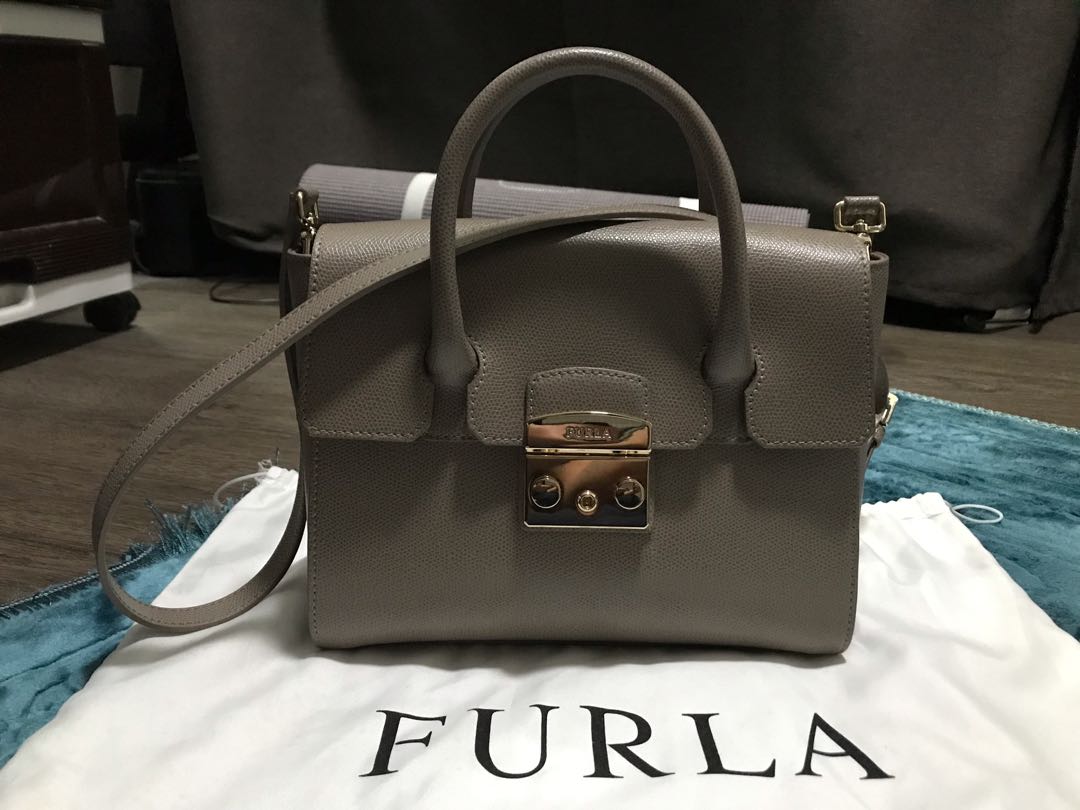 Furla metropolis satchel deals small