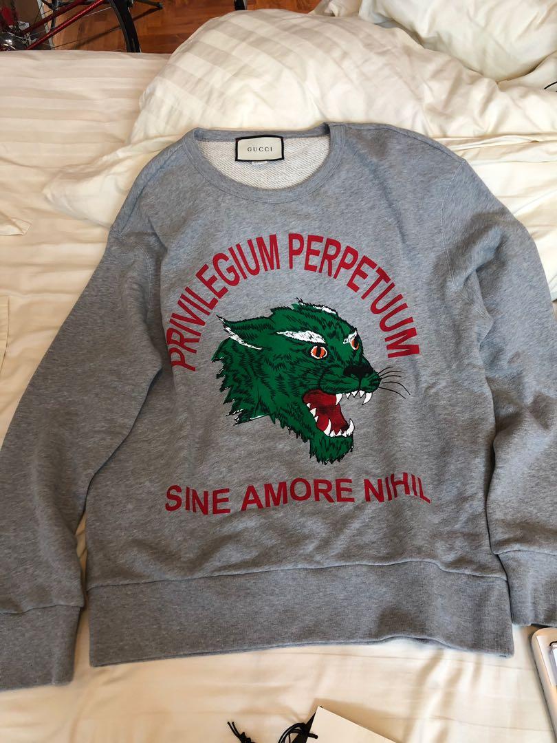 Gucci panther sweatshirt online