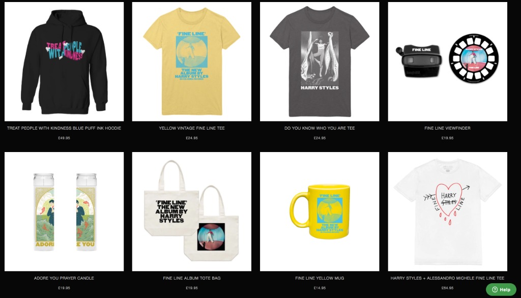 HARRY STYLES OFFICIAL MERCH [LIMITED EDITION FROM UK], Women's Fashion,  Tops, Other Tops on Carousell