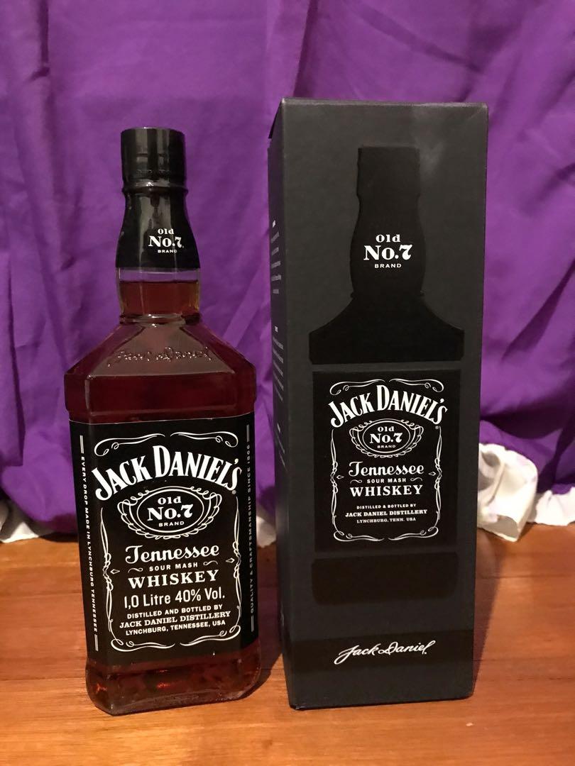 Jack Daniels old No. 7 1Liter, Food & Drinks, Alcoholic ...
