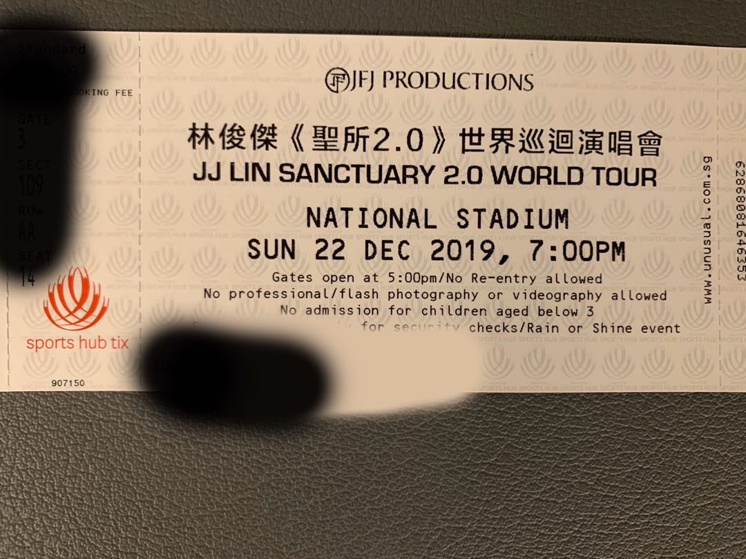 JJ Lin Concert, Tickets & Vouchers, Event Tickets on Carousell