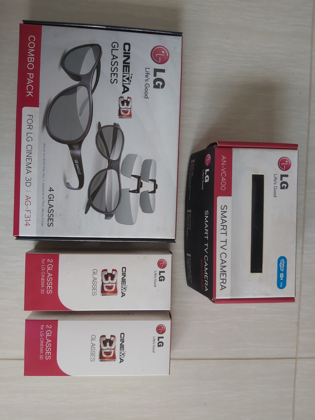 LG 3D Glasses, TV & Home Appliances, TV & Entertainment, TV Parts