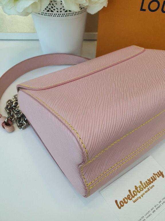 Louis Vuitton, Bags, Hpx4 Louis Vuitton Pink Bag Twist Rose Ballerine Mm  Set Sold Out
