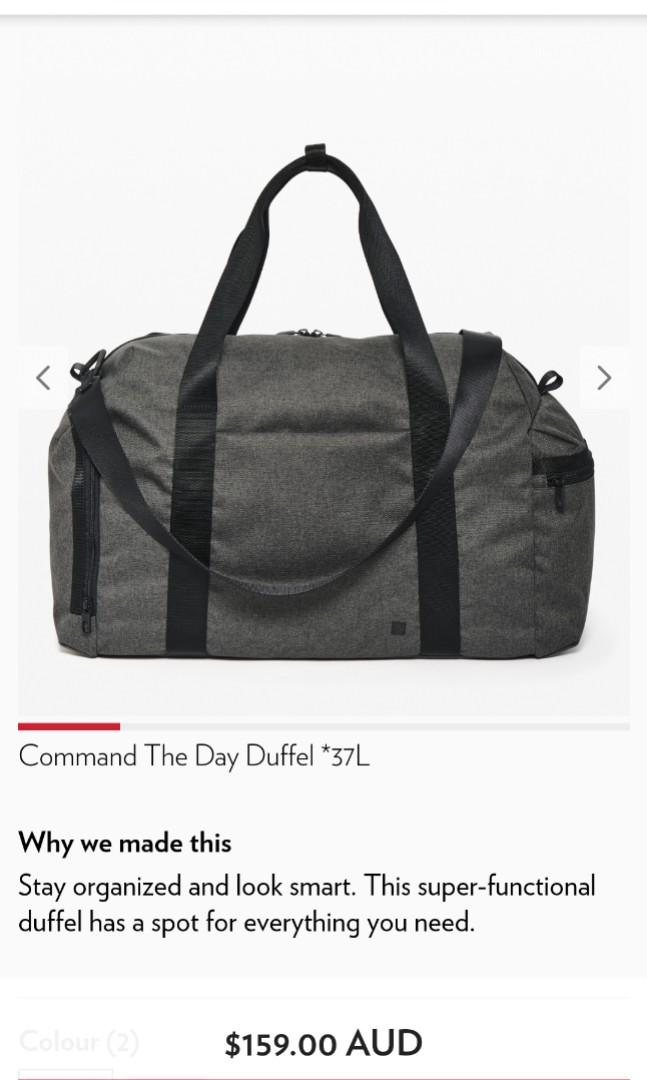 command the day duffel
