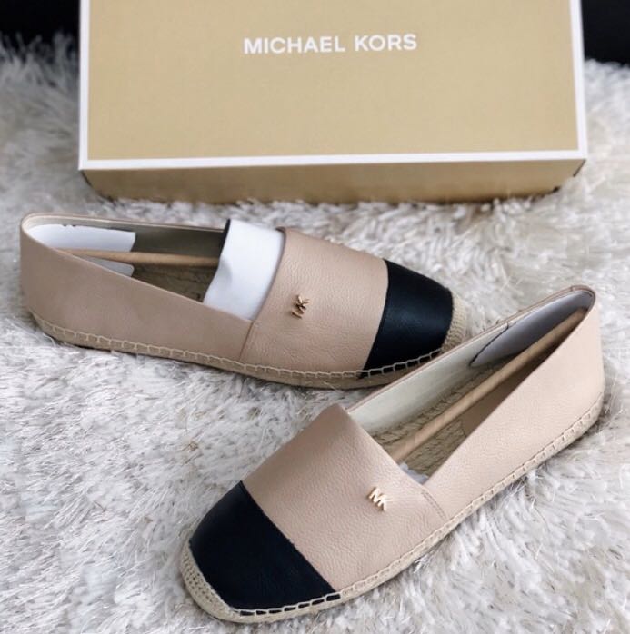 Michael Kors Kendrick Toe Cap Leather Espadrilles, Women's Fashion, Footwear,  Flats & Sandals on Carousell
