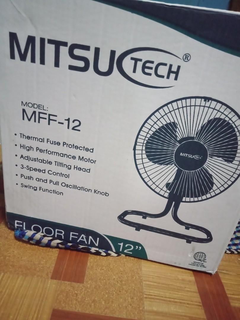 Mitsu Tech Floor Fan Home Furniture Home Appliances Air Conditioning And Heating On Carousell