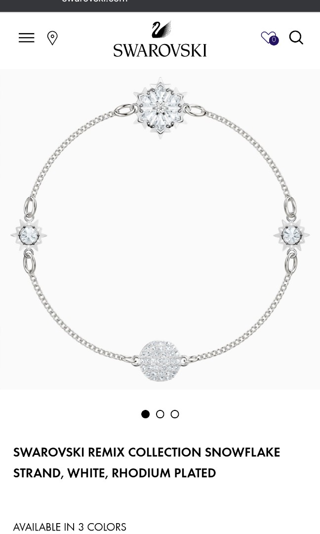 Swarovski remix outlet snowflake bracelet